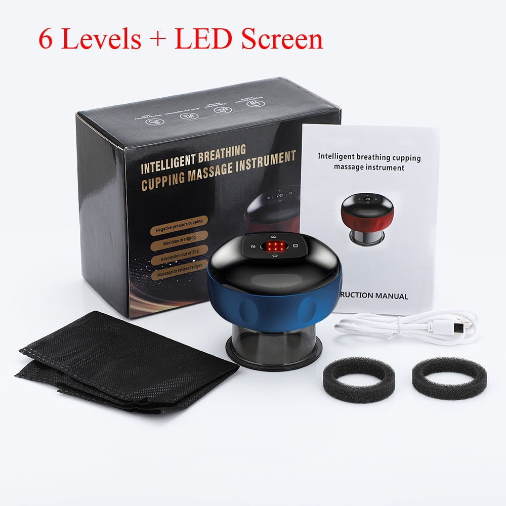 Vayra Recovery Cupping Massager — Red Light, Heat & Gua Sha