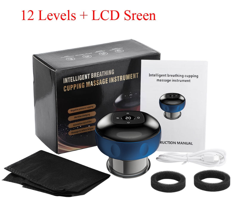 Vayra Recovery Cupping Massager — Red Light, Heat & Gua Sha
